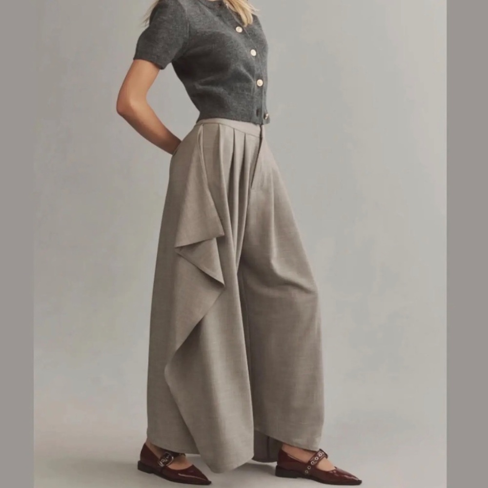 Maeve draped volume trousers - Picture 3 of 6